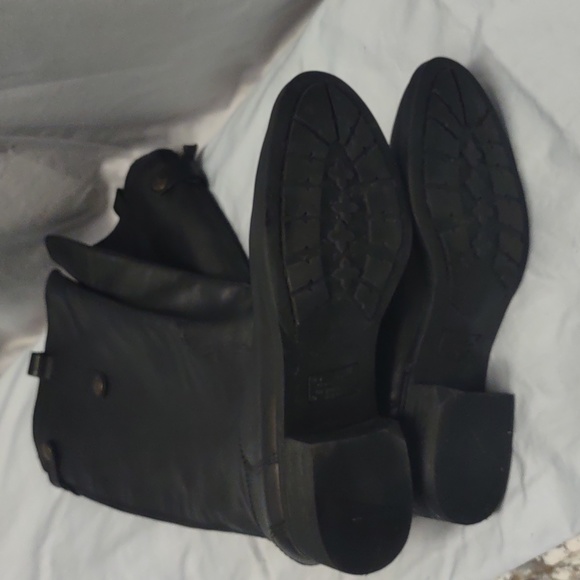 Sam Edelman tall, 100% leather, black, zip up "Penny" boots Size 6.5 Medium - Picture 13 of 16